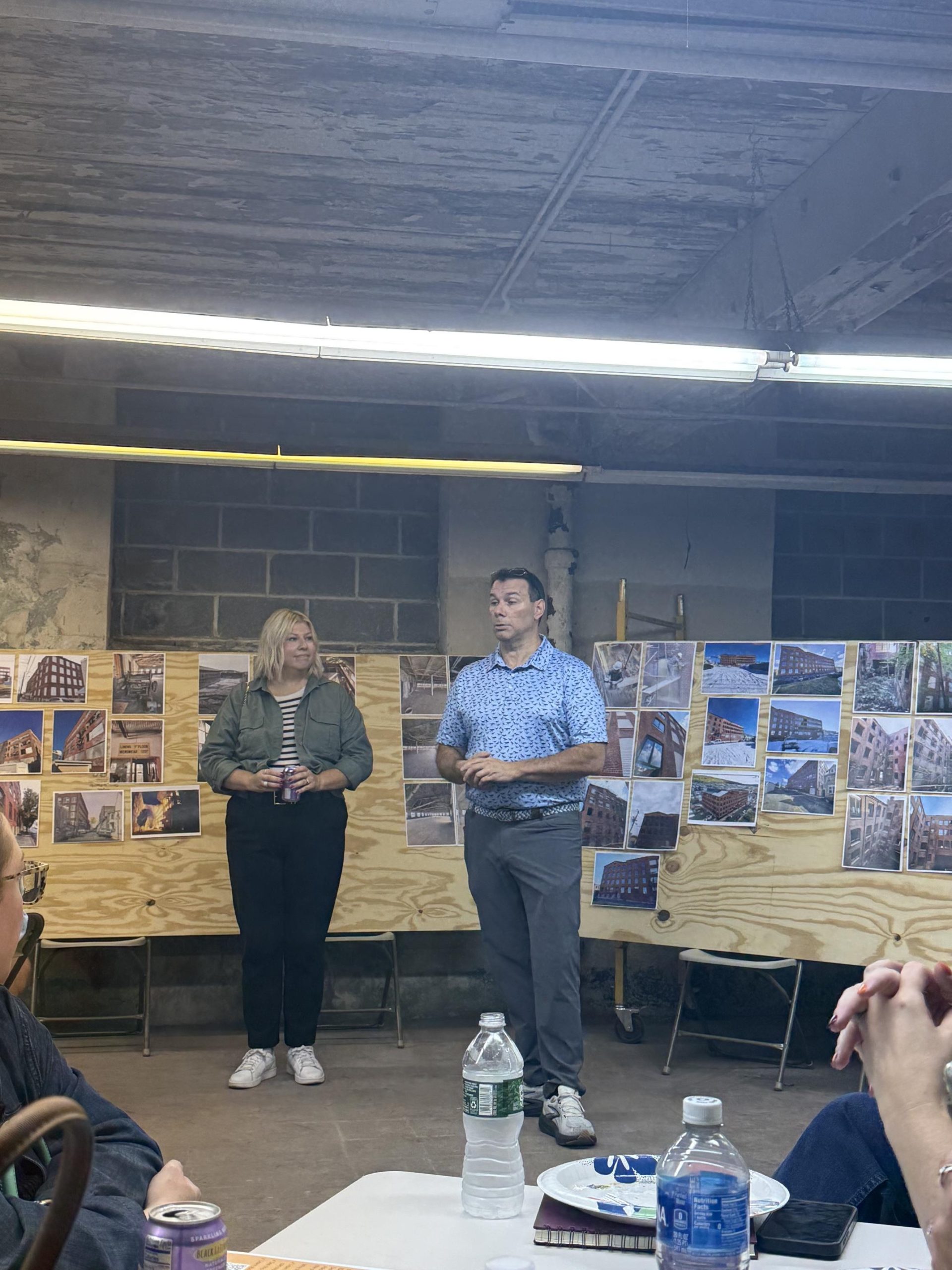 R-BAR representatives introducing the Moss Street redevelopment presentation in Reading, Pennsylvania.